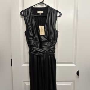 Burberry “leather like” dress.